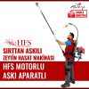 HFS SIRT TİPİ HFS MOTORLU ASKI APARATLI ZEYTİN SİLKELEME MAKİNESİ