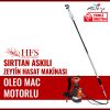 HFS SIRT TİPİ OLEO-MAC MOTORLU ZEYTİN SİLKELEME MAKİNESİ