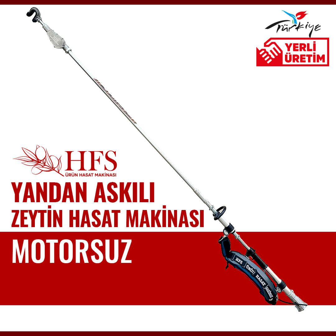 HFS YAN TİP MOTORSUZ ZEYTİN SİLKELEME MAKİNESİ