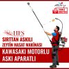 HFS SIRT TİPİ KAWASAKİ MOTORLU ASKI APARATLI ZEYTİN SİLKELEME MAKİNESİ